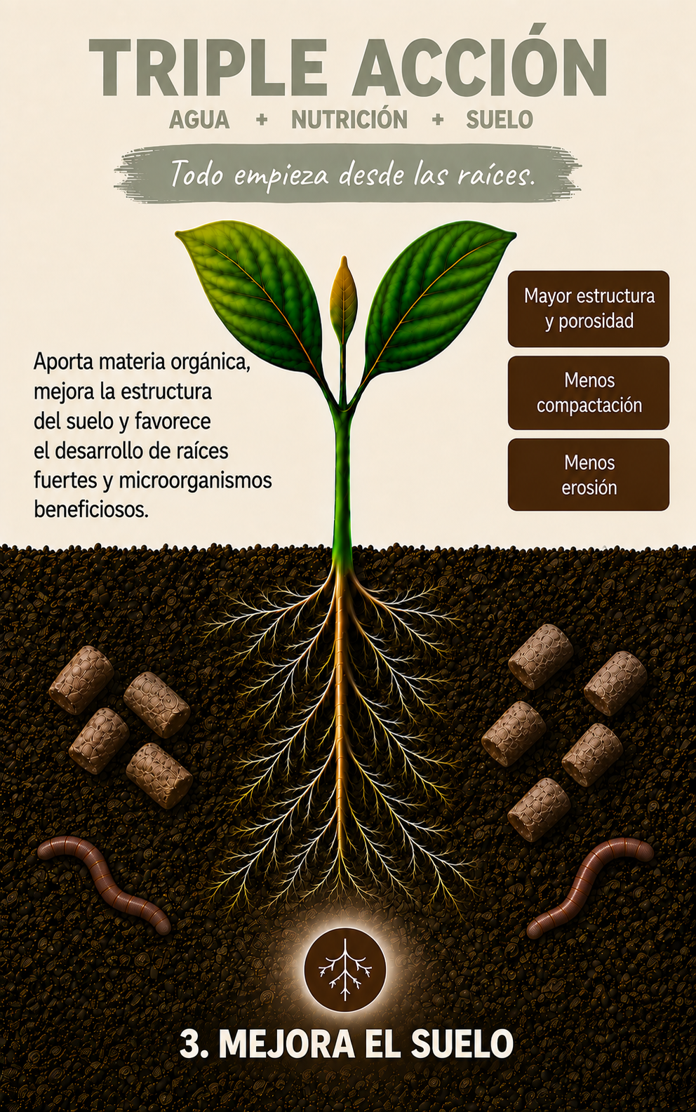 NUTRILANA mejora el suelo